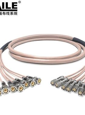 2M跳线BNCQ9-L9 两兆E1接头成品跳线 syv-75-2-1同轴电缆跳线 8芯