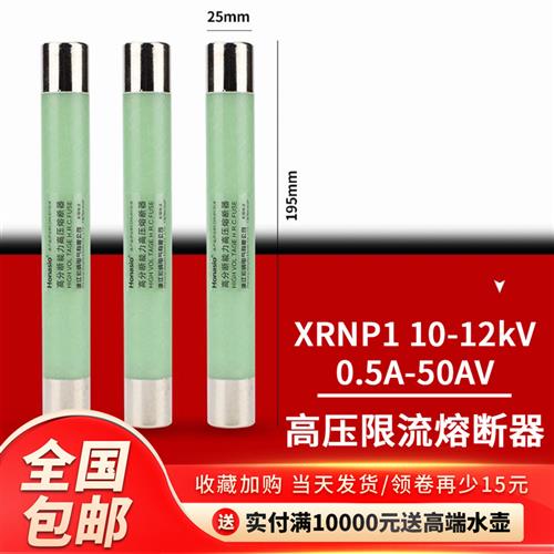 高压熔断器XRNP1-10-12KV0.5A1A2A3A限流熔断器保险互感器PT熔管