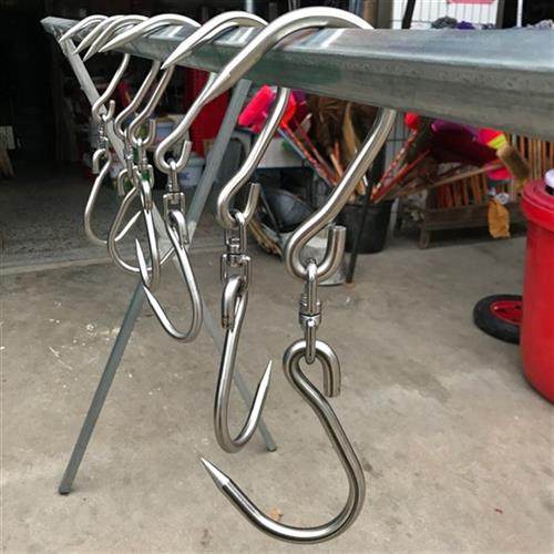 肉挂钩不锈钢猪肉钩牛肉铁钩杀猪钩肉屠夫钩羊肉304,收纳整理,腊肉钩,淘宝优惠券,粉丝福利购,淘宝优惠卷