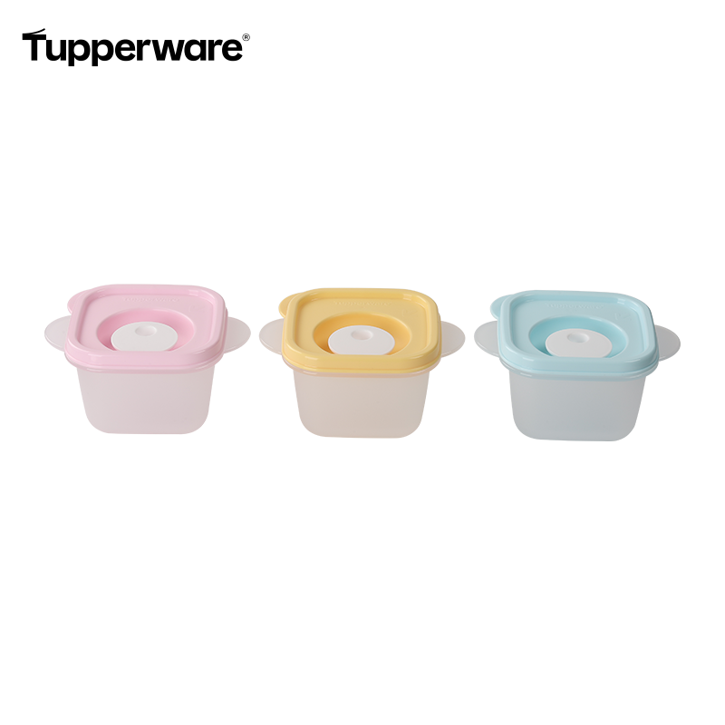 【新品】特百惠迷你微波饭盒上班族带饭神器微波炉加热可爱风汤碗