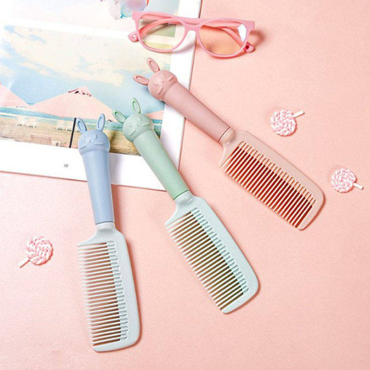 防静电梳子女可爱卷发梳宿舍用直发梳家用造型梳软萌兔按摩头皮梳,家庭/个人清洁工具,梳子/化妆梳/按摩梳,淘宝优惠券,粉丝福利购,淘宝优惠卷