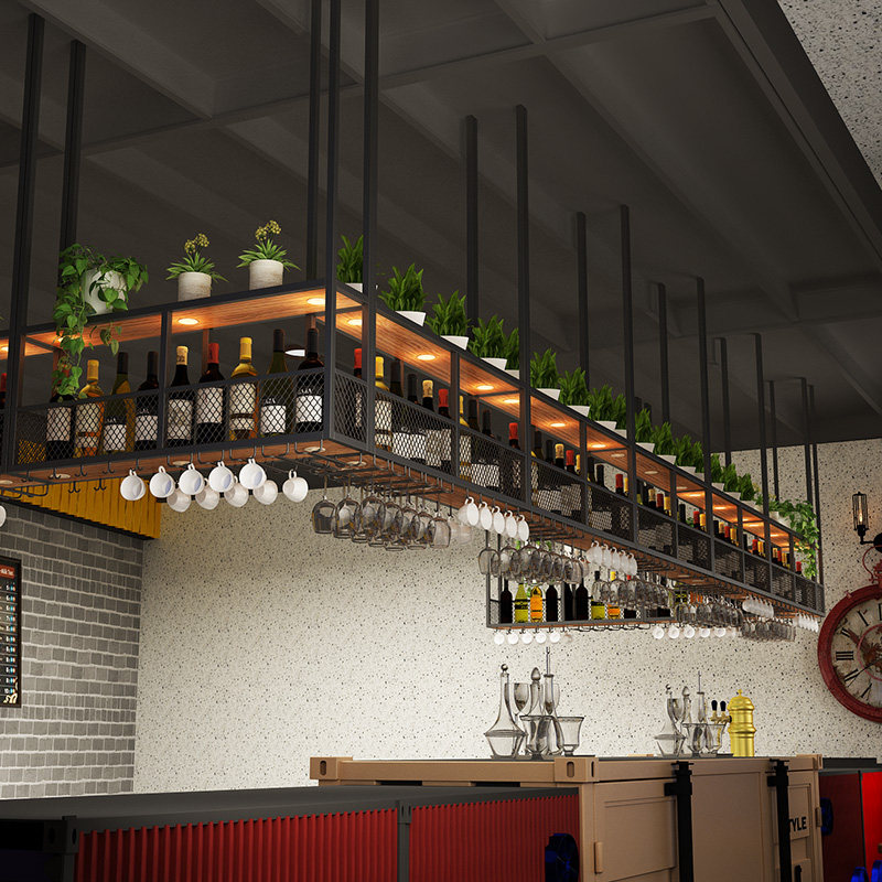 极速餐厅b酒吧吧台吊架创意酒杯红酒杯高脚杯倒挂悬挂式酒架吊顶,商业/办公家具,红酒架/柜,淘宝优惠券,粉丝福利购,淘宝优惠卷