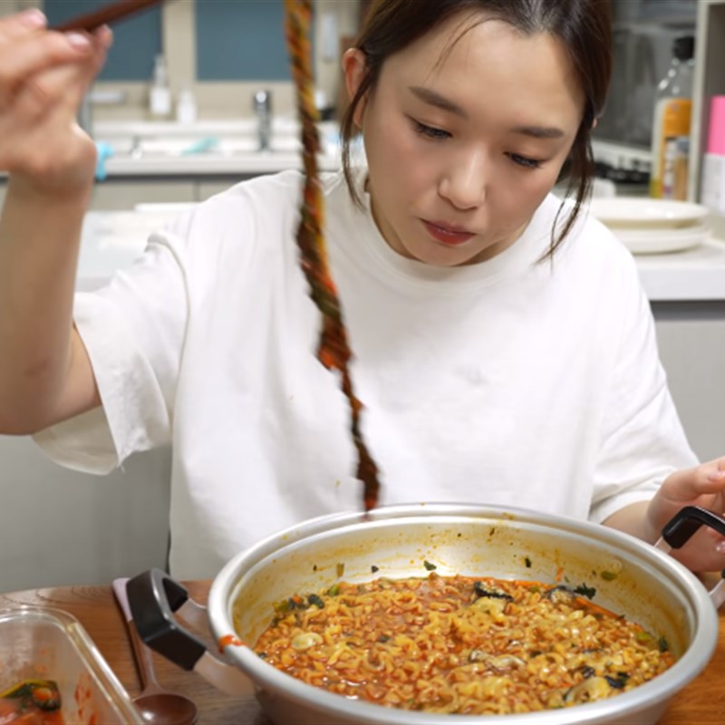 吃播hamzy同款加厚u铝锅火锅汤涮锅拉面锅肥肠锅部队锅锅