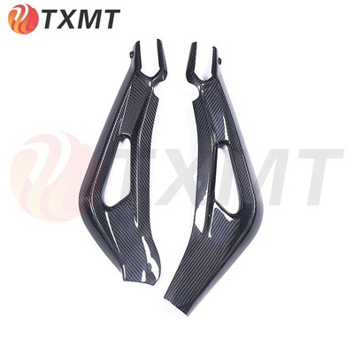 适用凯旋Triple 765 RS摩托车改装碳纤维摇臂外壳W保护罩装饰配件