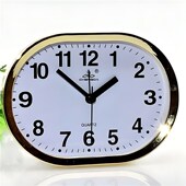 闹钟老人专用钟表台式 小闹钟学 床t头小闹钟超静音卧室床头钟台式