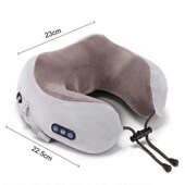 电动揉捏震动加热U型u按摩枕颈椎颈部按摩器车载便携枕头