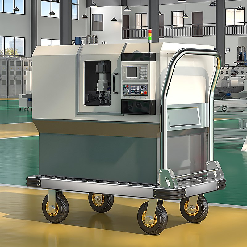 高端品质钢板小推l车拉货手推车搬运车平板车拖车折叠手拉车