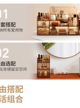 井井化妆刷收纳盒防尘散r粉刷收纳筒腮红刷筒便携大容量桌HCDS