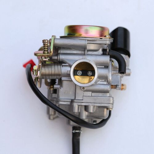 适用 QSc125T-2丽彩QS100T国二韵彩UZ100踏板摩托车化油器