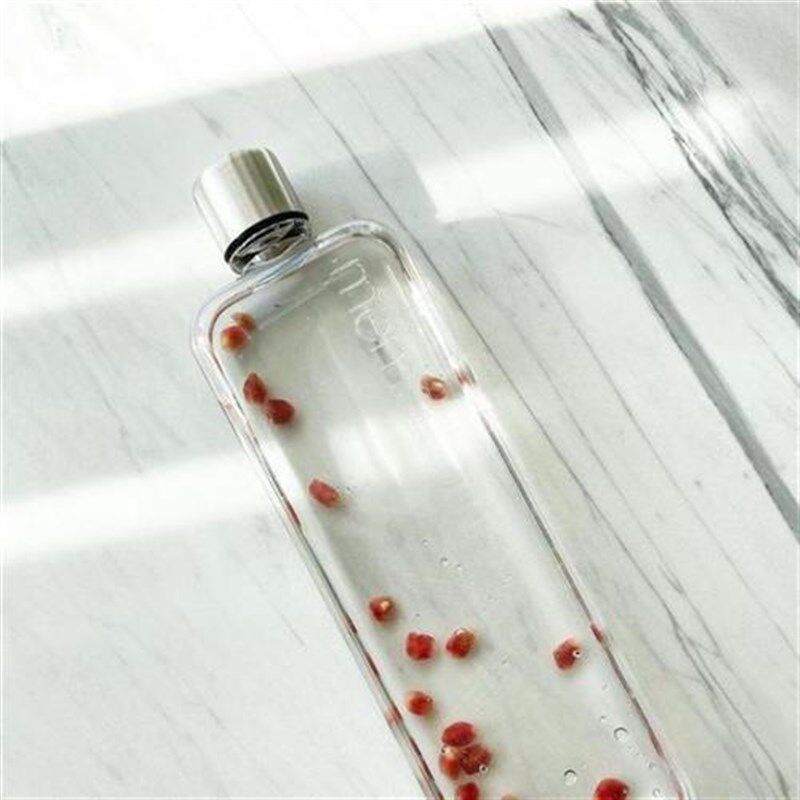 澳洲Memobottle 修身款扁平水瓶 Slim 创意便携户外Y水瓶环保循环