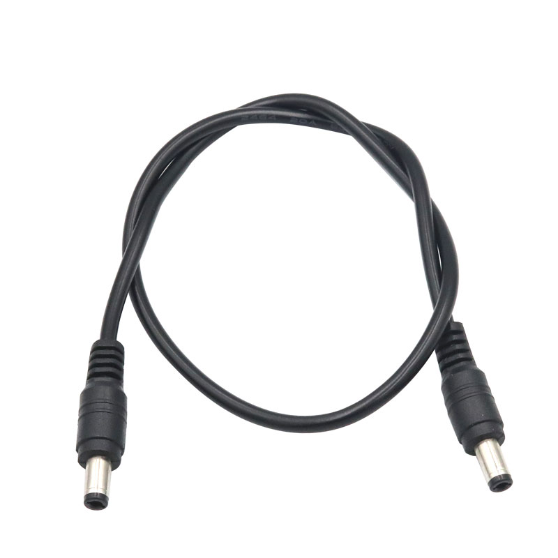 圆孔DC充电线5.5*2.1公对公电源线dc双公头线5521dc线双头延长线