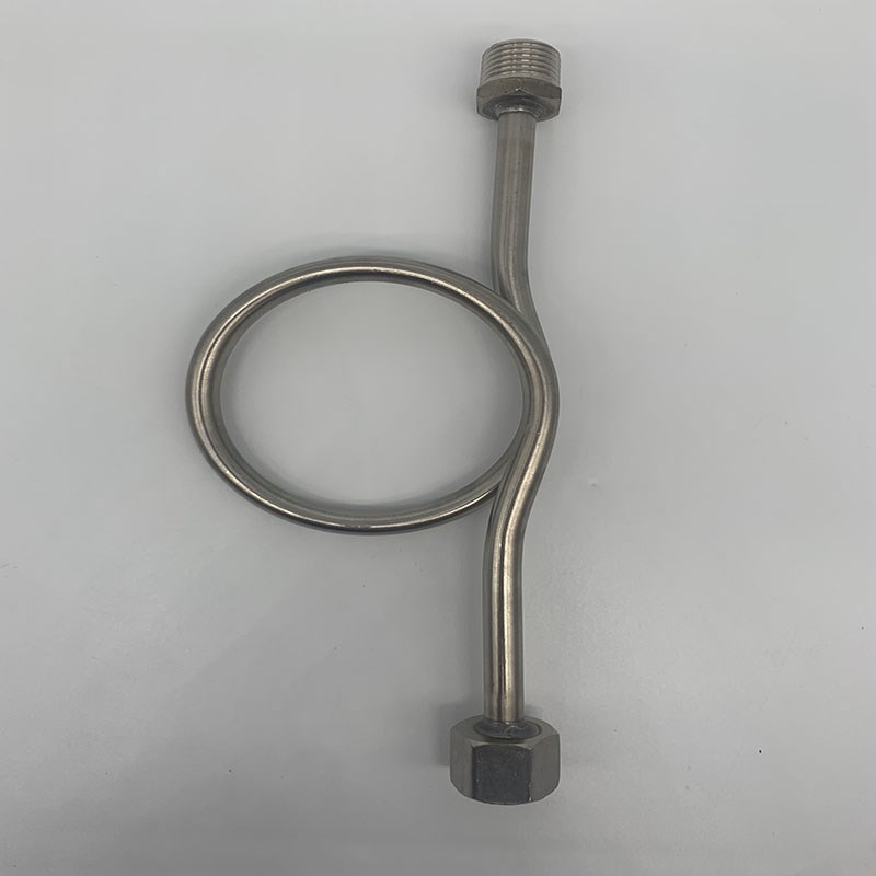 不锈钢缓冲管冷凝管不锈钢表弯内外M20*1.5转4分2个一组