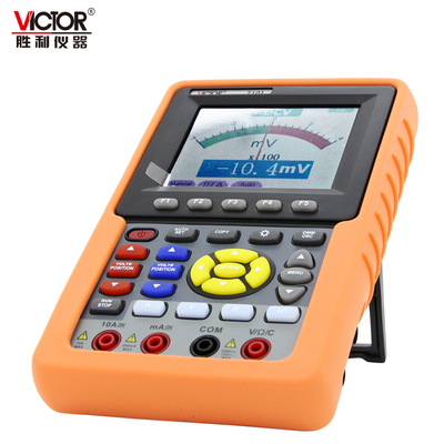 VICTOR胜利仪器VC2101双通道数字彩色示波器手持式示波器100MHZ带