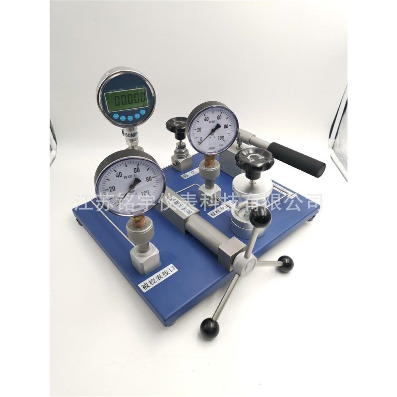 压力校验台液压油压测试装置手动压力源校准台油压标准器