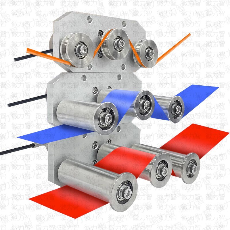 高精度LZ-ZL7三滑轮张力传感器测钢丝J绳拉力电缆化纤纱线铝丝铁