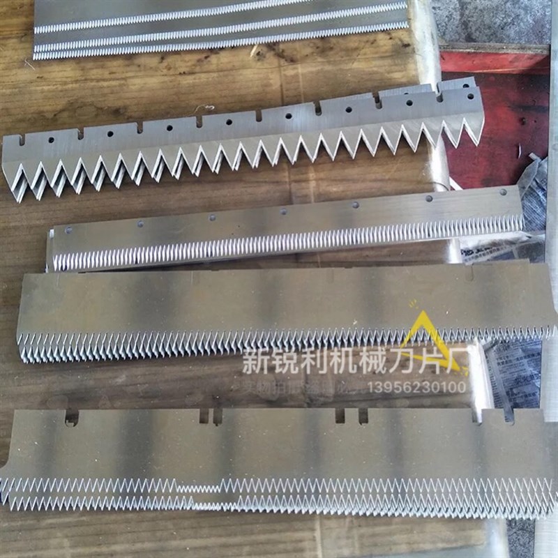 齿形切刀片 包装机齿刀片 锯齿形切刀 切薄膜齿刀片 横封切刀定做