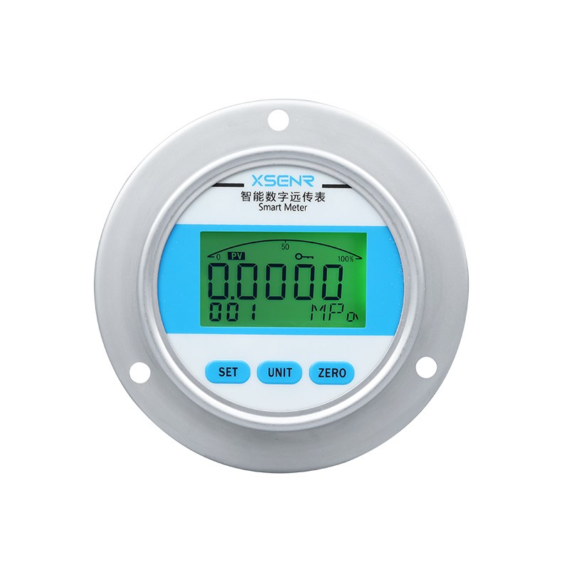 YBS80ZT轴向带边面o板式安装4-20mA/RS485精密数字数显远传压力表