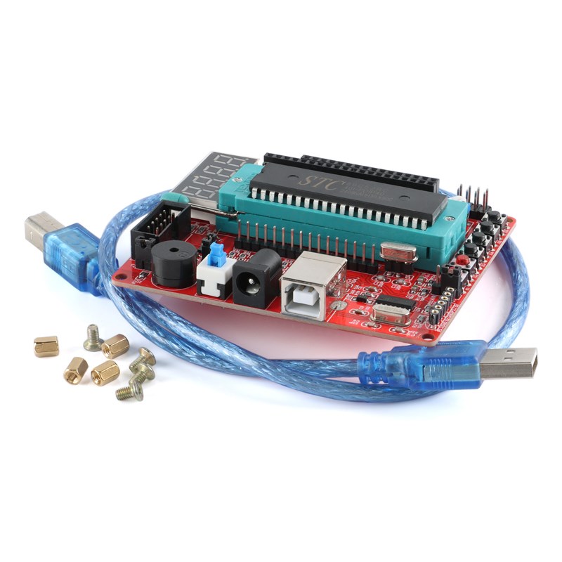 【集芯电子】51/AVR单片机开发板 STC89C52RC/51MCU/AWTMEGA32