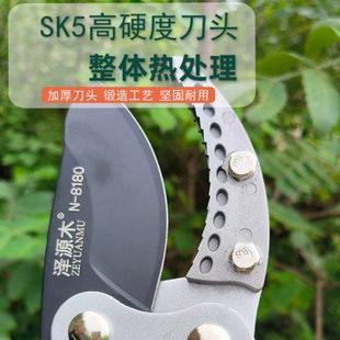 省力伸缩高枝剪 泽源木园艺剪刀园林果树粗枝剪大剪刀SK5钢修枝剪