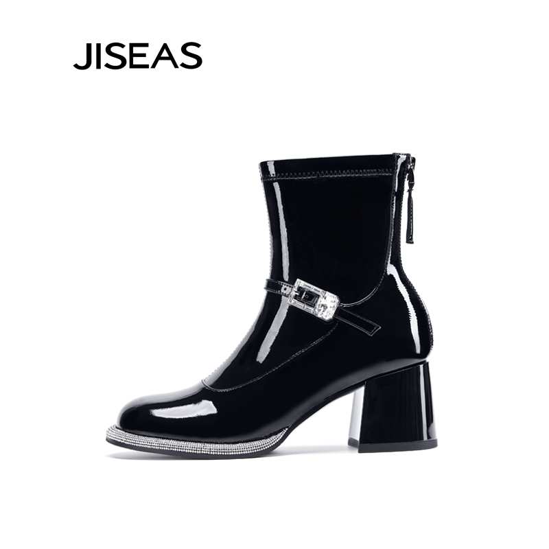 JISEAS新款秋季爆款切尔西短靴