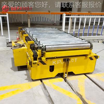 瓦板跨车轨间加工转CYH运RGV直线导轨道动搬运车送力辊筒输电动平