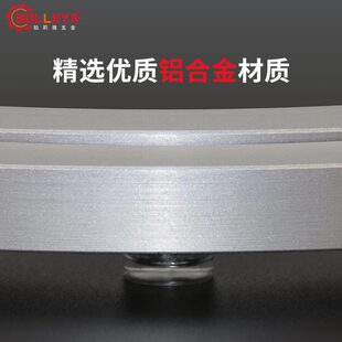底座子轨道玻璃桌轴承芯家用大理石实木圆桌餐桌转盘旋转转铝合金