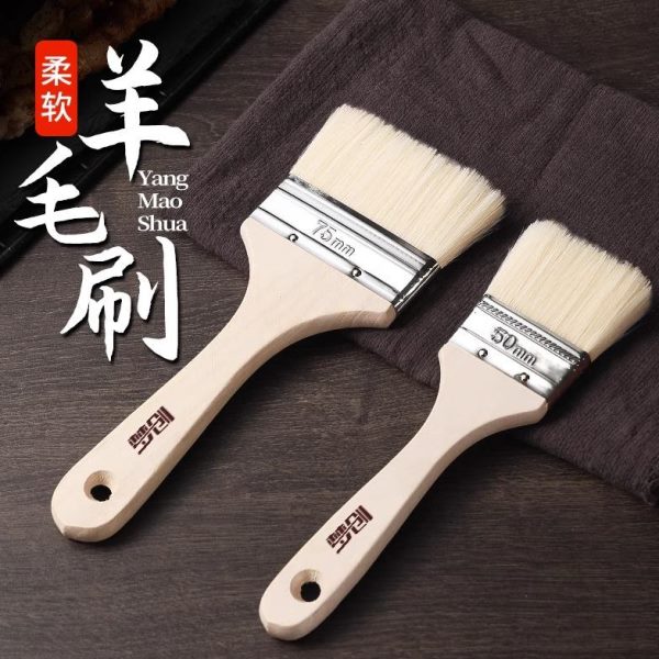 油刷酱耐高温蛋厨房烙饼羊毛刷刷子用品工具家用烧烤专用烘焙液刷