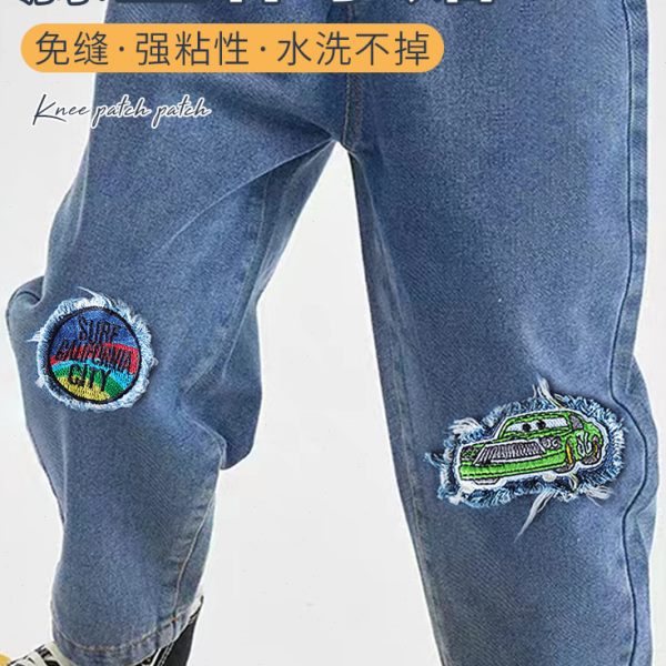 无痕补丁贴布子破洞男女大号儿童牛仔裤羽绒服膝盖衣服胳膊肘自粘