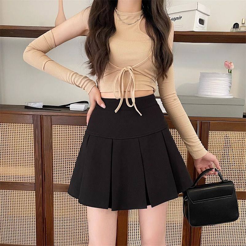 甜妹百褶裙女夏季半身裙2024新款高腰日系小个子显瘦防走光短裙子,女装/女士精品,大码半身裙,淘宝优惠券,粉丝福利购,淘宝优惠卷