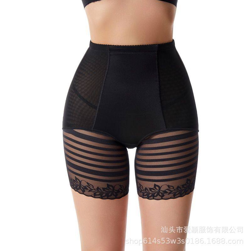 跨境高腰蕾丝网纱提臀收腹裤产后束腰塑形美体性感透气女士平角裤,女士内衣/男士内衣/家居服,塑身美体裤,淘宝优惠券,粉丝福利购,淘宝优惠卷
