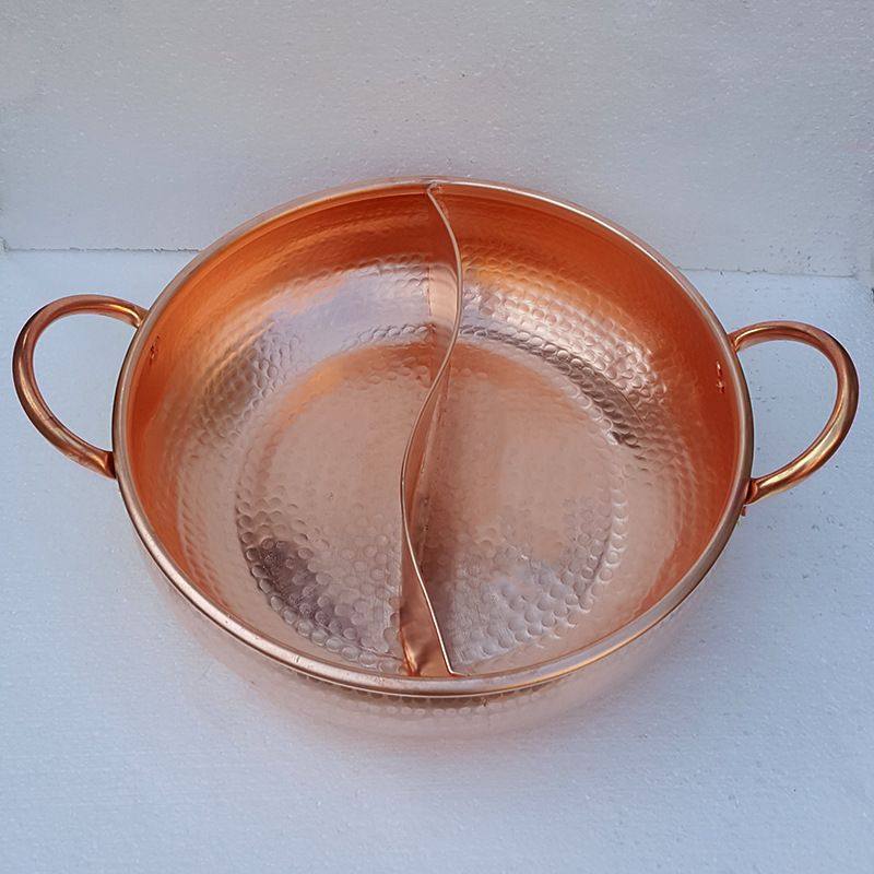 加厚铜火锅纯手工老式复古紫铜火锅家用鸳鸯铜火锅涮肉熬汤火锅盆,厨房/烹饪用具,火锅,淘宝优惠券,粉丝福利购,淘宝优惠卷