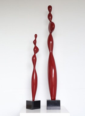 酒店大堂树脂创意抽象雕塑艺术品摆件样板M间室内玄关落地装饰摆