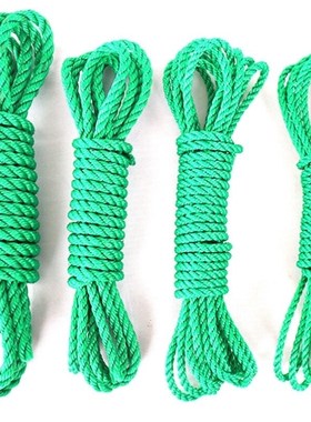 兰田尼龙绳绳子捆绿色绑绳耐磨y晾衣绳晒被绑绳货车刹车拉绳塑料