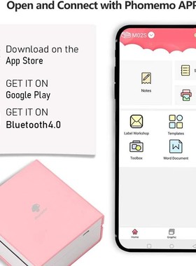 M02 Portable Printer hermal er Pocket Label Small Print.er H