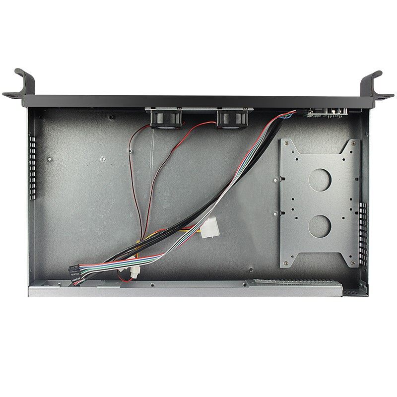 1U工控机箱短25017p0x170itx主板小1u电源铝面板防火墙监控伺服器