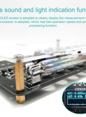 Portablee Simple Assembled DIY Geiger Counter Kit Module Nuc