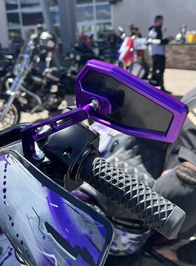 BLACK3哈雷公路滑翔改PB风格金色后视镜路威ST街霸.红色后视镜