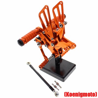 适用川崎ZX10R 11-16年 CzNC改装摩托车升高脚踏总成 脚蹬换挡挂