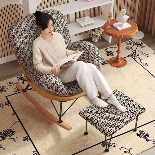 摇椅网红躺椅阳台大人单r人沙发家用成人休闲椅客厅懒人蝴蝶摇摇