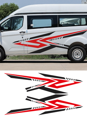 适用于奔驰威霆V级 唯雅诺Viano车身贴纸 DIY商务车贴 房车贴拉花