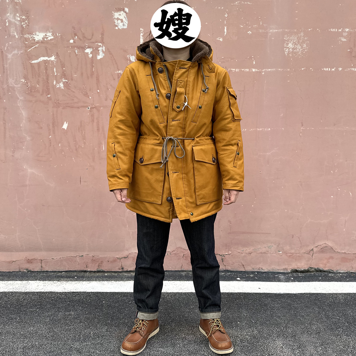 飞行甲板勤务人员大衣 极地科考大衣 Flight deckcrew coat