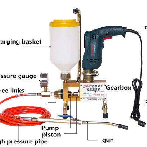 810/910/1300W Epoxy Injectionz Pump Epoxy / Polyurethane Foa