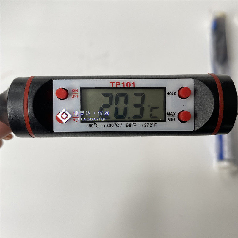 现货速发。数字温度计TP101烧烤H油温计电子探 食物笔温度