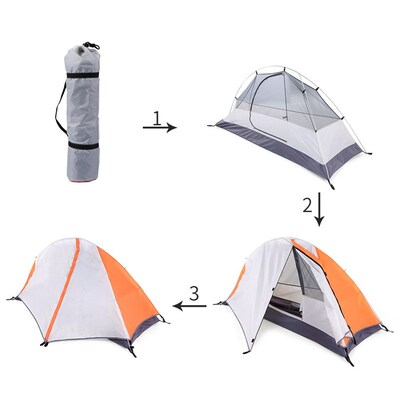 Freea-standing Camping Tent Hiking Sleeping Tent Sunlight Sh