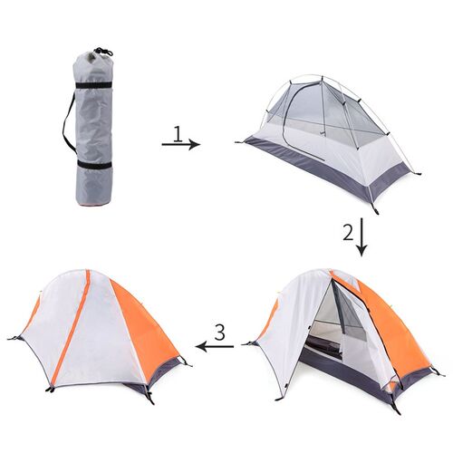 Freea-standing Camping Tent Hiking Sleeping Tent Sunlight Sh