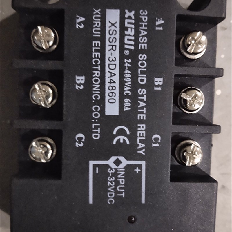 三相固态继电器 XSSR-3DA4860  380GVAC  60A   3-32VDC