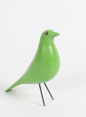 摆件装饰创意小鸟客厅品北欧伊姆斯软装家居样板简约W电视柜房摆