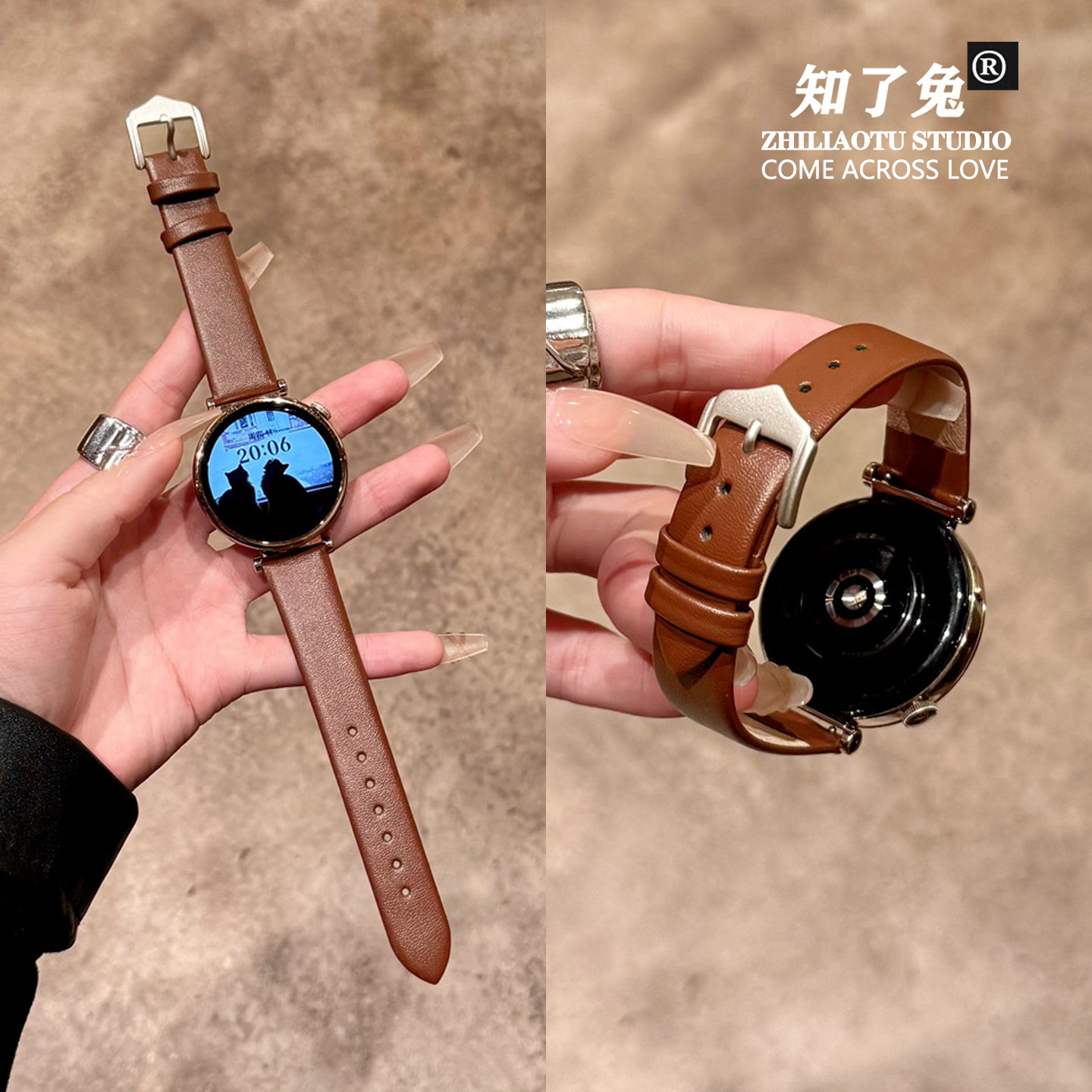 适用华为gt6手表表带商务超薄