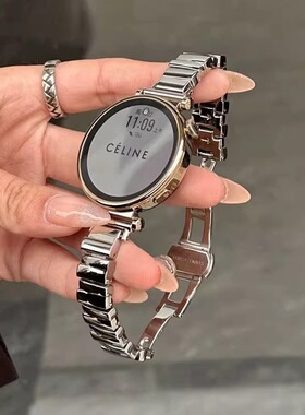 适用华为gt6手表带新款gt5腕表系列6金属不规则watch4/3pro手表链女款watchgt3女士41mm女表通用专用高级感爆