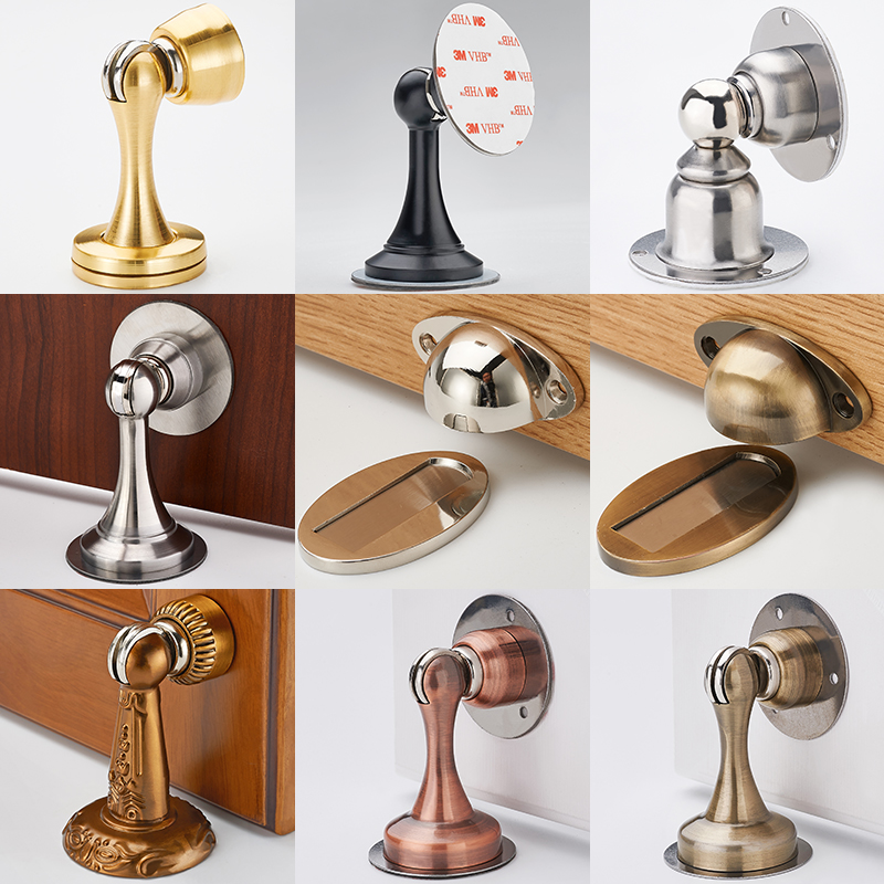 免打孔门吸防撞门顶墙吸卫生间门挡强磁吸门器短地吸门阻门顶门碰